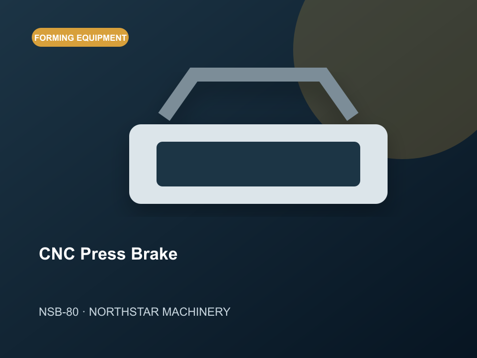 NSB-80 CNC Press Brake industrial machinery