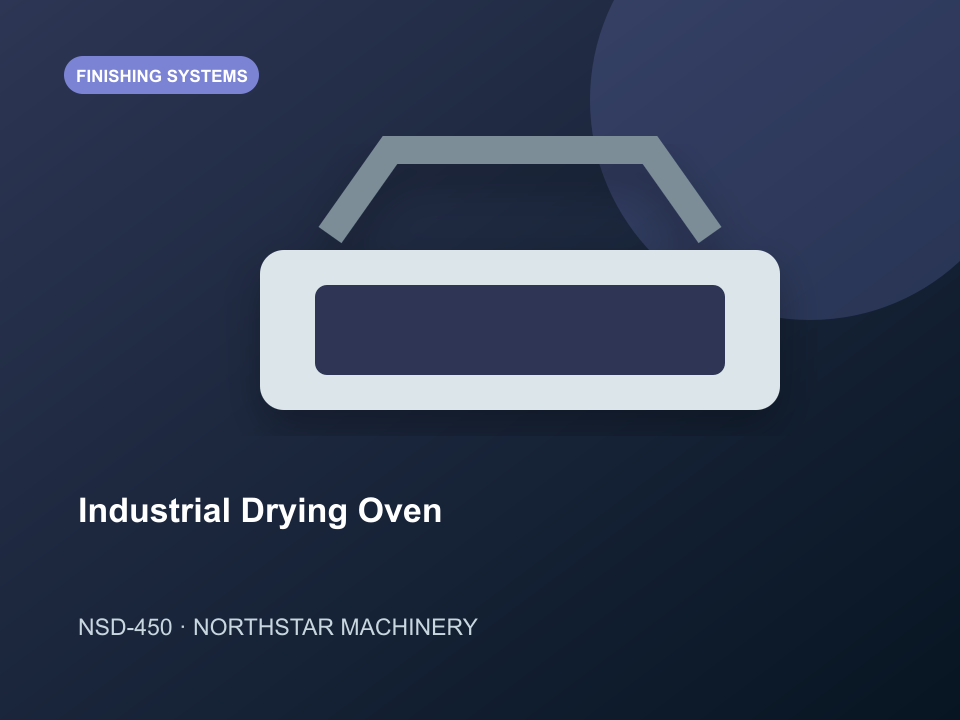 NSD-450 Industrial Drying Oven industrial machinery
