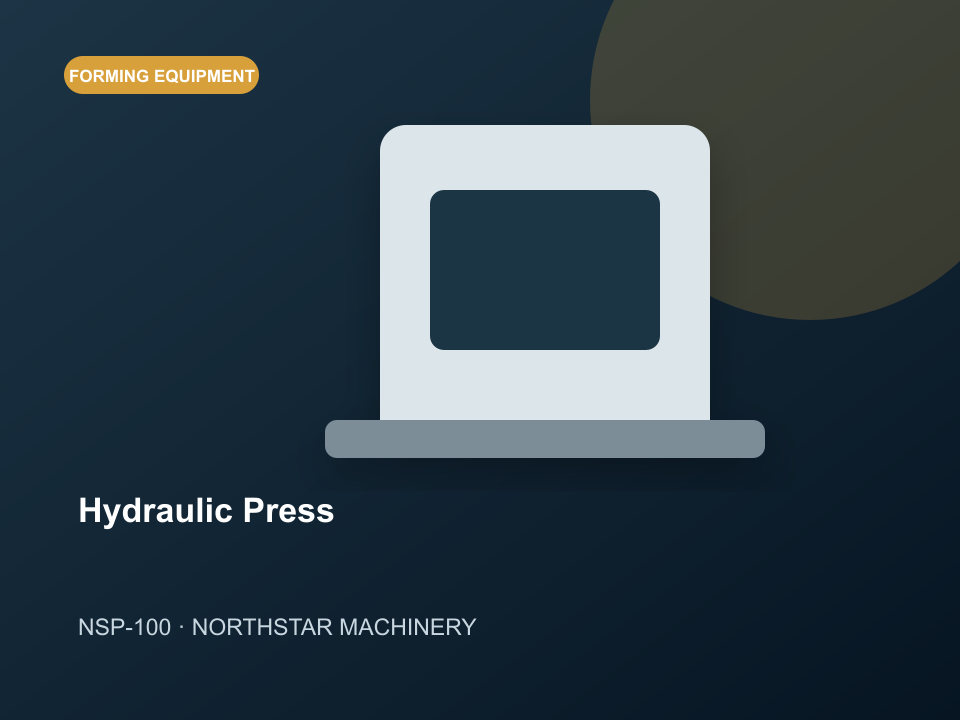 NSP-100 Hydraulic Press industrial machinery