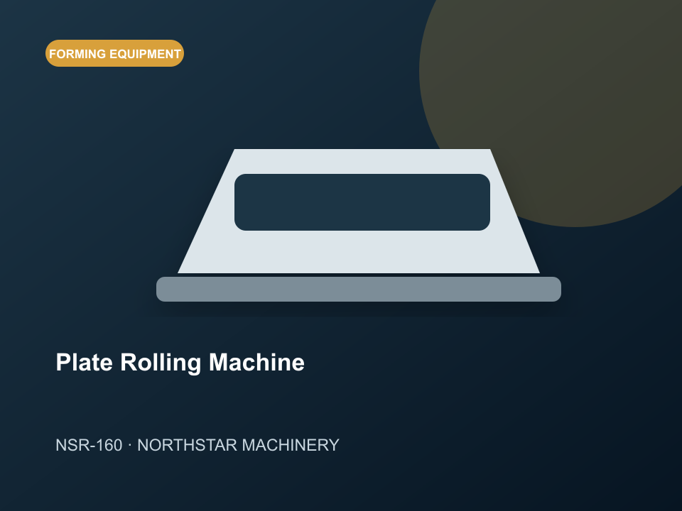 NSR-160 Plate Rolling Machine industrial machinery
