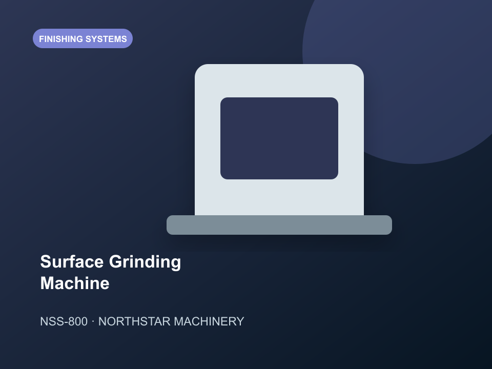 NSS-800 Surface Grinding Machine industrial machinery