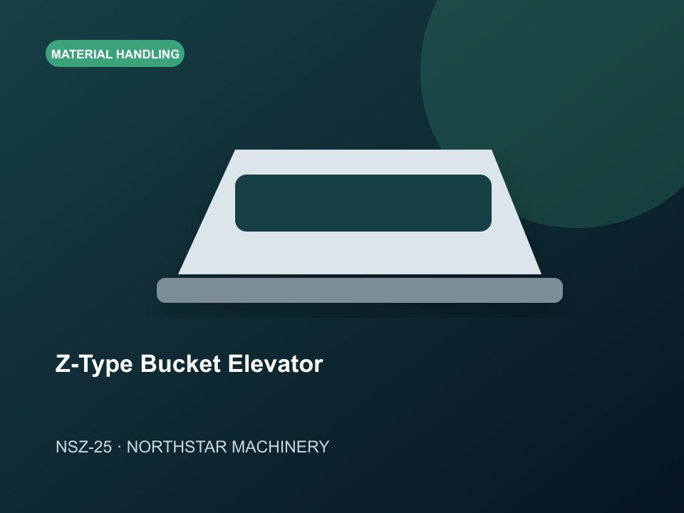 NSZ-25 Z-Type Bucket Elevator industrial machinery